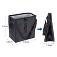 thumbnail image 2 of DEEPCRAFF Hanging Car Trash Bag Waterproof Nylon for Drivers 1Pack 9.43X9.43X5.89in, 2 of 8