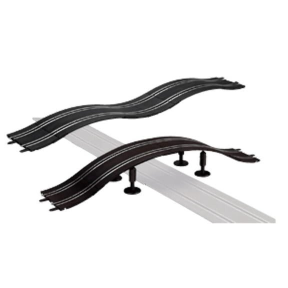 Carrera Hump/Bridge Set - HO Rail Gauge - 1:43 Scale - Multi Color - Track Accessory