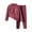 #062-Purple, variant on Favoffer Fall Winter Thermal Underwear Kids' Bear Graphic Thermal 2PC Set Crewneck Top Elastic Waist Pants Toddler Base Layer Boy Girl 1-14Y
