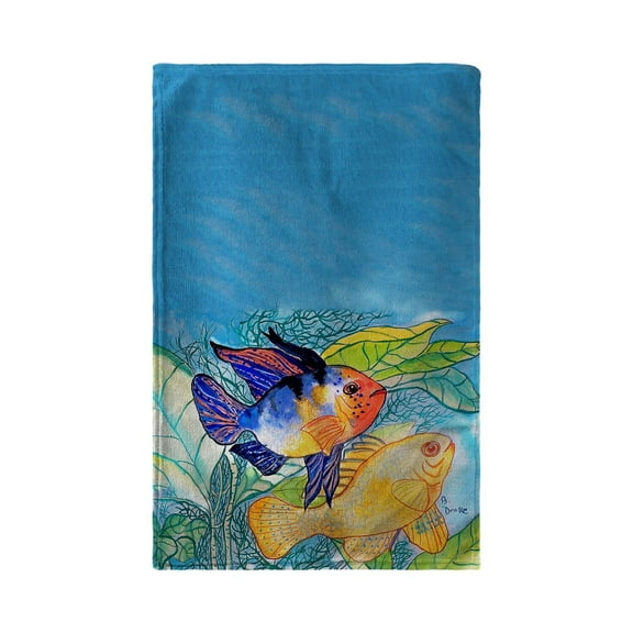 Betsy Drake Interiors s Two Fish Beach Towel