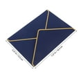 thumbnail image 2 of unbranded 50Ud Sobres Azul Oscuro Con Borde Dorado Para Invitaciones De Y Eventos, 2 of 6