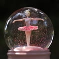 thumbnail image 4 of Bola de nieve Mingfuxin, bailarina giratoria, musical, acuática, 4 of 9