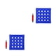 thumbnail image 2 of Minnieouse Cojín para asiento Cojín para silla Estera para sentarse Transpirable Mano de obra fina Asientos inflables Cubierta Práctica Azul 48*48 2piezas, 2 of 6