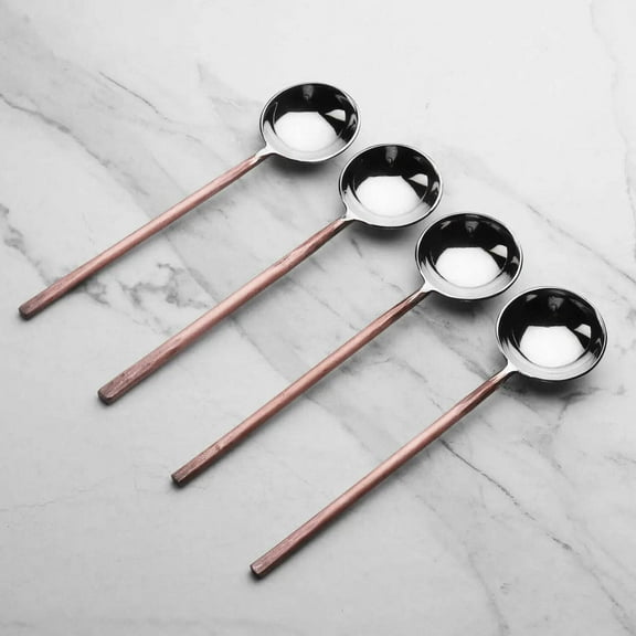 Sundance Design Copper Antique Sugar Spoon 4 Pcs. Set