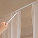 thumbnail image 2 of 2 varillas para cortinas, 30 cm, de acrílico, con gancho, para abridor de ventanas, color blanco, 2 of 7