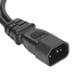 thumbnail image 3 of Cable de alimentación IEC320 C14 a C19 y C13 Cable de alimentación divisor único IEC 320 C14 a C19 C13 Y 10A 250V 12,6 pulgadas, 3 of 8