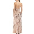 thumbnail image 2 of SWSMCLT Women's High Slit Maxi Dress Deep Homecoming Hoco Long Evening Gown Floral Slit Wedding Sexy V Neck Backless Sequin Cocktail Bridesmaid Party Full-Length Apricot 6, 2 of 5