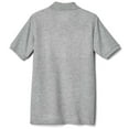 thumbnail image 2 of Educated Uniforms Boys 4-20 Short Sleeve Pique Polo Shirt Grey 14/16, 2 of 5