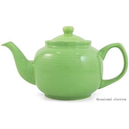 

Lime Green Classic 6 Cup Ceramic Teapot