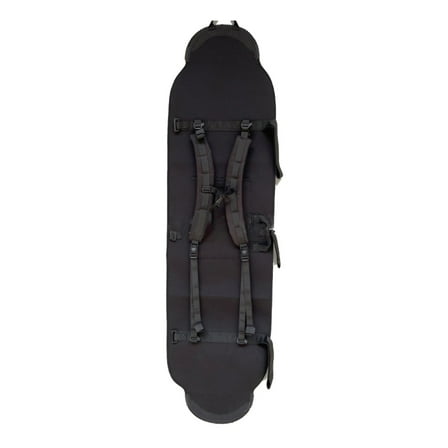 Single Snowboard Bag, Waterproof Snow Sports Board Bag, Adjustable Straps Padded Long Ski Bag for Winter Sports Travel