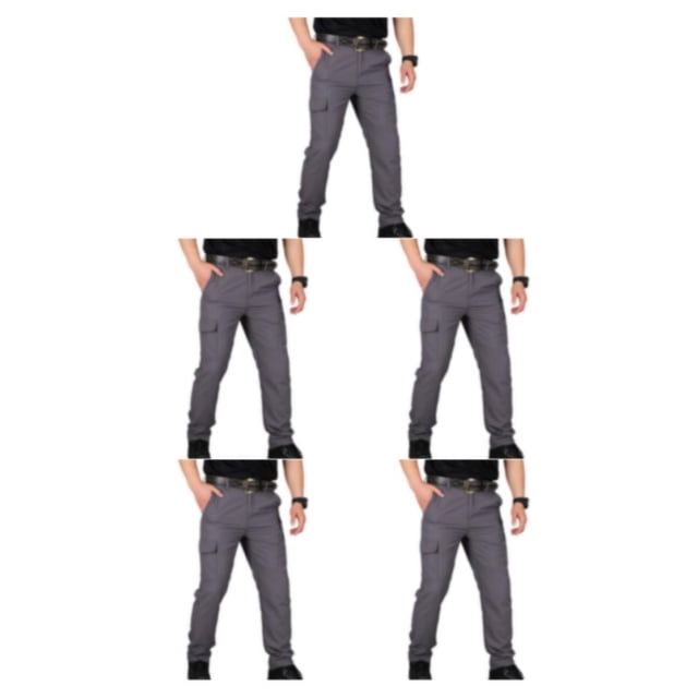 Minnieouse Pantalones Cargo para hombre, ropa deportiva ligera de secado rápido, monos resistentes al desgaste para senderismo, montañismo, gris Type2 NO2