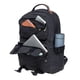 thumbnail image 3 of KAUKKO Vintage Casual polyster and Leather Rucksack Backpack (Lienzo NEGRO） KAUKKO KS20-2-NEGRO, 3 of 5