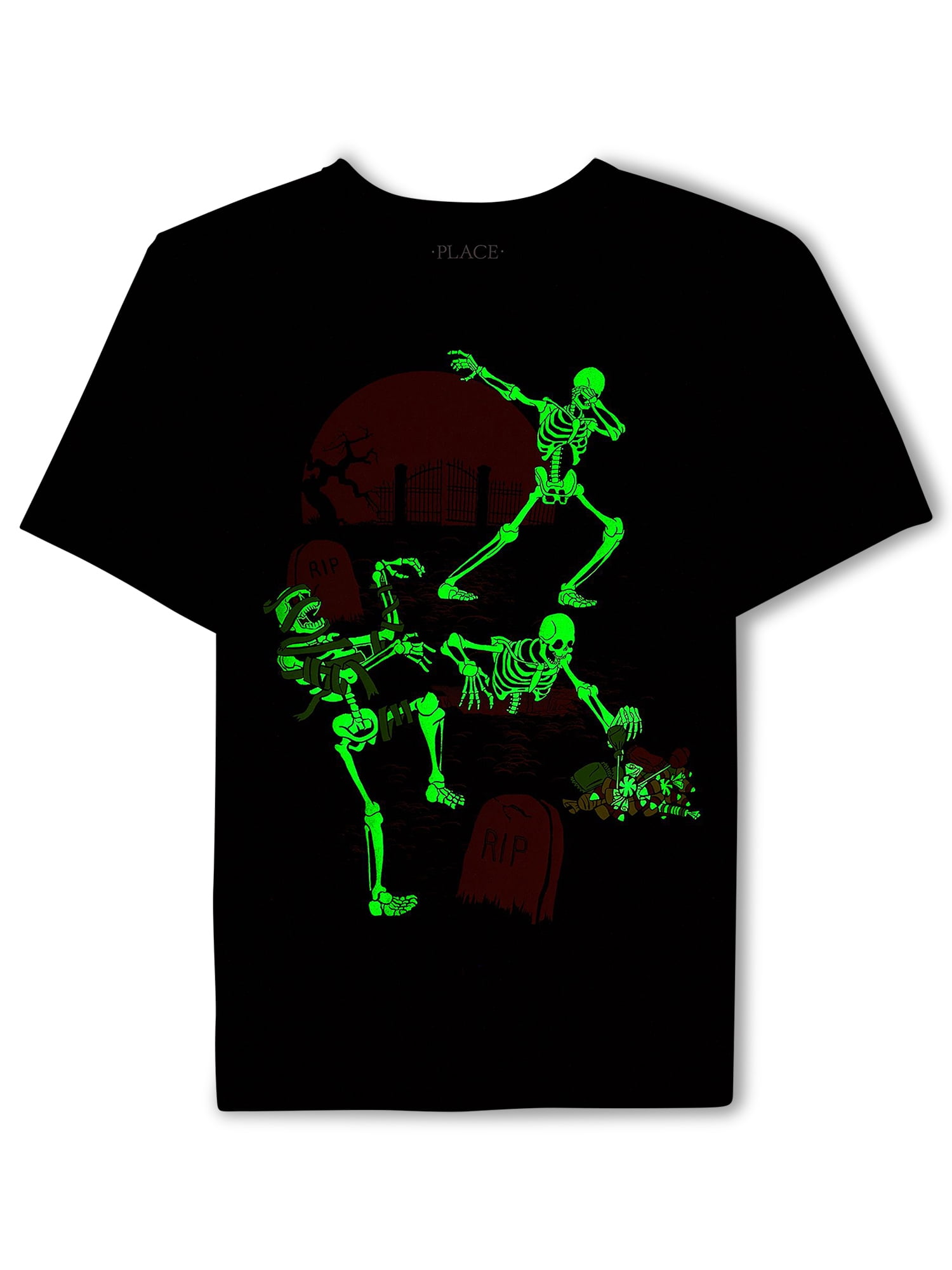 The Children's Place Boys Short Sleeve Halloween T-Shirt, 3-Pack, Sizes XS-XXL