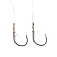 thumbnail image 4 of Juego de 5 pares de anzuelos de pesca de acero s con púas giratorias carpa anzuelo de pescar herramientas de aparejos de resorte Tamaño de gancho 15 Sunnimix Ganchos de pesca de púas de primavera, 4 of 7