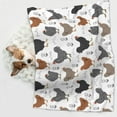thumbnail image 6 of Rocae Retro Rooster for Pet Blanket Dog Blanket Cat Blanket Soft Sleep for Small Medium Pet-Large, 6 of 8