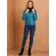 thumbnail image 3 of Chaqueta Liviana Corta Gruesa Plegable Con Capucha Para Mujer Lago azul L, 3 of 6