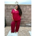 thumbnail image 6 of Women’s Plus Size French Terry Pants Set, 6 of 9