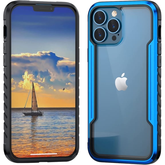 Compatible with iPhone 13 Pro Case, 2 in 1 Heavy Duty [Military Grade] Shockproof Drop Protection Case Compatible with iPhone 13 Pro 6.1 inch,Blue