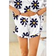 thumbnail image 5 of Zeagoo Womens Silk Satin Pajamas Set Button Down Short Sleeve Sleepwear Set 2 Piece Ruffled Pjs, 5 of 6