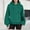 Green, variant on VISALY Hoodies Pullover Cotton Sweaters Womens Oversized Loose Fleece Sweatshirts Fall Pullover Sweaters Teen Girls Preppy Top Clothes Half Zip Pullover Women Women's Pullovers Dressy Sweaters Beige L