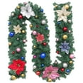 Aopfjg Cleanrance!Christmas Ribbon,Christmas Stairs Decoration Rattan