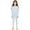 Light Blue, variant on Boys Girls Long Johns Top And Bottom Thermal Underwear Homerwear Fleece Lined Cold Weather Base Layer Set Light Blue 5-6