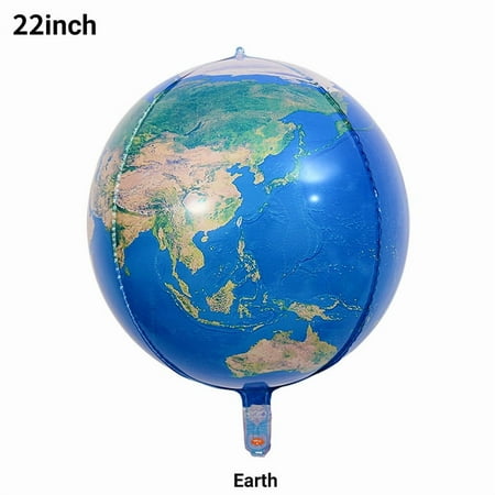 22 Inch 4D Starry Sky Sun Moon Space Eight Major Planets Series Aluminum Film Balloon Decoration Layout Scene Balloons