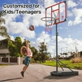 thumbnail image 3 of Kids Basketball Hoop Outdoor 4.82-8.53ft Adjustable, Portable Basketball Hoops & Goals for Kids/Teenagers/Youth in Backyard/Driveway/Indoor, with Enlarged Base and PC Backboard, 3 of 8