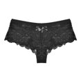 thumbnail image 1 of Bóxer Simply Basic para Mujer, de Encaje Flores Negro Talla CH, 1 of 3