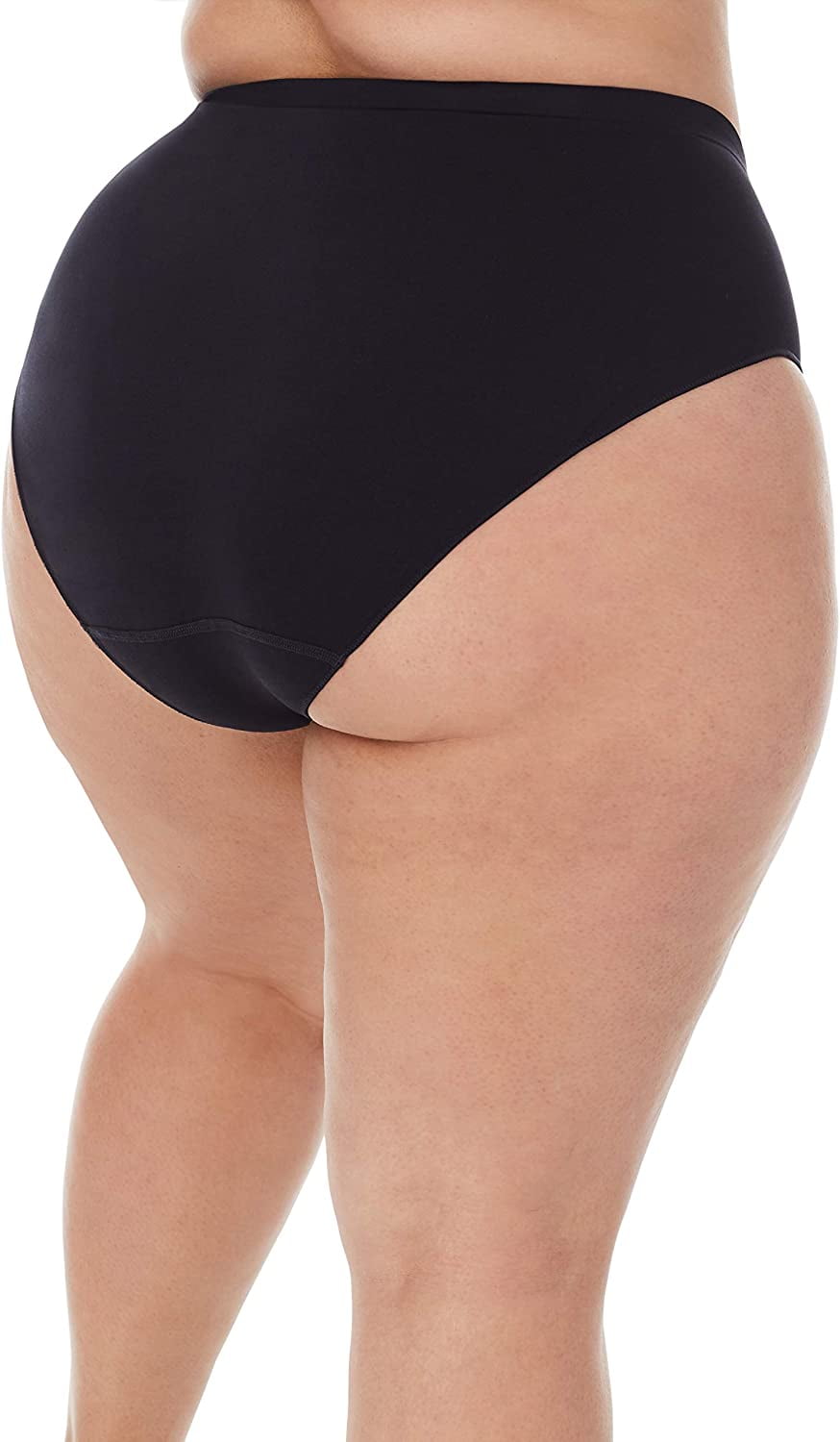 Ellen Tracy Women's Seamless Full Brief Panty, 4 Pack 