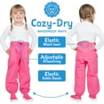 thumbnail image 2 of Jan & Jul Cozy-Dry Kids Girls Rain & Snow Pants (Fleece Lined) - (Rainbow - Size 2T), 2 of 7