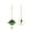 E2091 2 Planet, variant on Long Wild Fashion Design Astronaut Eardrops