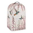 thumbnail image 2 of HELLHERO Stylish Coffee Machine Dust Cover Handle Polyester for Kitchen Counter, Hummingbird Floral Pattern, 2 of 6