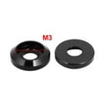 thumbnail image 3 of Unique Bargains M3 Aluminum Alloy Bumper Engine Washer Black 20Pcs, 3 of 5
