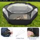 thumbnail image 5 of Corralito Pawaboo para Animales Pequeños, Jaula Impermeable y Tienda Negra, 5 of 8