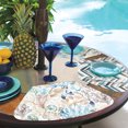 thumbnail image 5 of CounterArt "Tidepool" 4-Pack Reversible Wedge Tabletop Placemats, 5 of 7