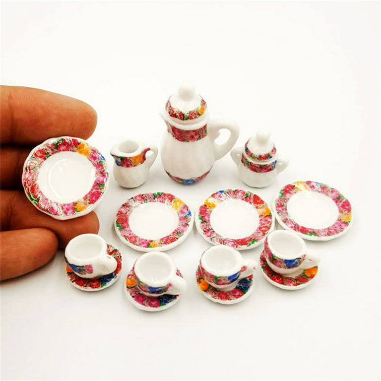 We Love Miniatures <3: Teeny Tiny Food Art – The Harlequin Tea Set