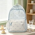 thumbnail image 2 of UJNDER Students Large Capacity Lightweight Backpack with Multiple Compartments for Daily Commutes Travel and School Use,Blue,Large, 2 of 9
