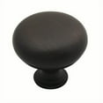 thumbnail image 2 of Cosmas 6542ORB Oil Rubbed Bronze Round Cabinet Hardware Knob with Backplate - 1-1/4" Diameter - 10 Pack, 2 of 2