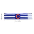 thumbnail image 3 of Sports Captain C Arm Band Unisex Elastic Soccer Captain Armband Adjustable Football Player Captain's ArmBands for Youth Grown-ups, 3 of 5