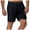 Black, variant on Mens Casual Shorts Candy Colored Quarter Pants Mens Sports Loose Quick Drying Thin Beach Pants Men Shorts Yellow XL
