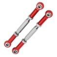 thumbnail image 3 of Rear Suspension Steering Pull Rod, Wear  RC Rear Suspension Tie Rod Adjustable 2PCS  for Monster Blue,Red, 3 of 8