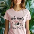 thumbnail image 5 of Funny Skeleton Coffee Quote T-Shirt for Adults Unisex Graphic Tee, Natural, Size XL, 5 of 6