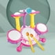 thumbnail image 4 of Juego de batería de juguete Sunnimix Instrumentos musicales para bebés batería de guardería electrónica Rosado, 4 of 8
