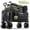 Black - Pocket, variant on Qunler Collapsible Wagon Cart, 560lbs Heavy Duty Large Utility Garden Cart with Brake Wheels and Side Pocket for Camping, Shopping, Kids, Sports, Grocery, Black