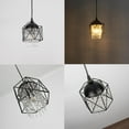 thumbnail image 6 of Kiven L-Type Track Lighting Pendants Adjustable Height,1-Light L Track Pendant Lights with Crystal Lampshade,Farmhouse Track Lighting Fixture for Kitchen Cafe Hallway, G9 Socket, 6 of 7