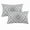 Grey, variant on DizeyBoyo Outdoor Lumbar Waterproof Pillow Covers Set of 2 Boho Geometric Throw Pillows Cover for Patio Garden 12 x 20 Inch