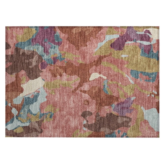 Dalyn Rugs Machine Washable Indoor/Outdoor Chantille ACN2161 Pink 1'8" x 2'6" Rug