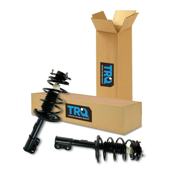 TRQ Front Strut & Coil Spring Assembly Set Driver & Passenger Sides Fits Select 04-06 Toyota Camry