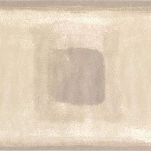 CONCORD WALLCOVERINGS TM Bordure de Papier Peint Peinture Abstraite avec Carrés Flous, Couleurs Beige Marron, Taille 8.5 Pouces par 15 Pieds UB104553